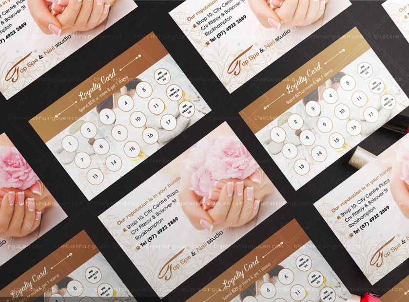 Mẫu thẻ liệu trình spa