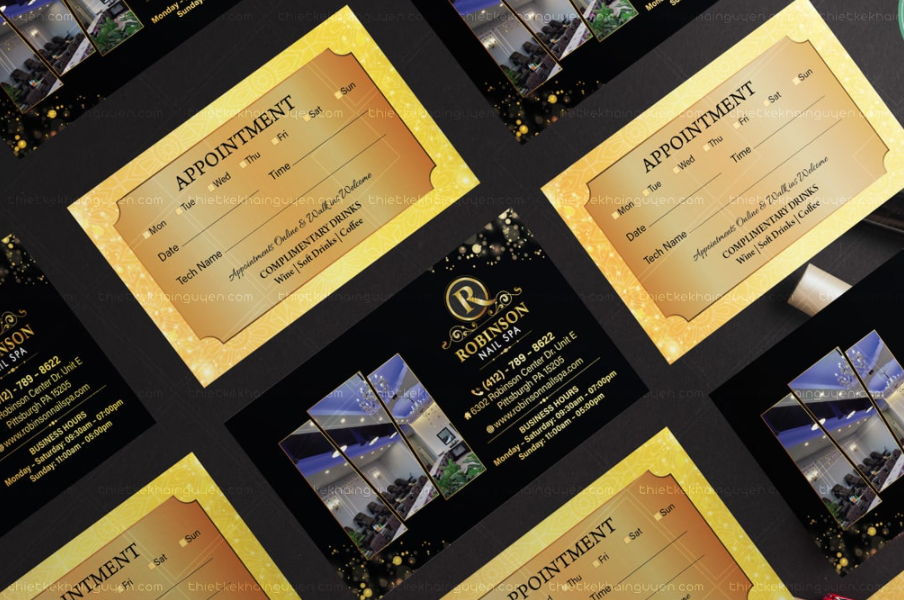 Thẻ liệu trình spa đẹp