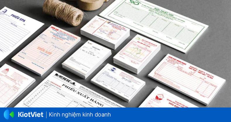 Mẫu hóa đơn bán lẻ spa, salon, thẩm mỹ viện