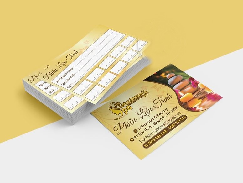 Mẫu thẻ offset spa 2