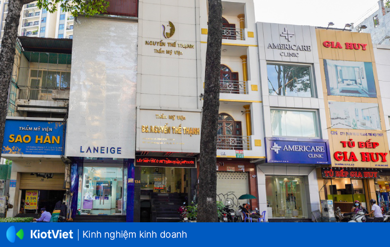 Mặt bằng kinh doanh spa