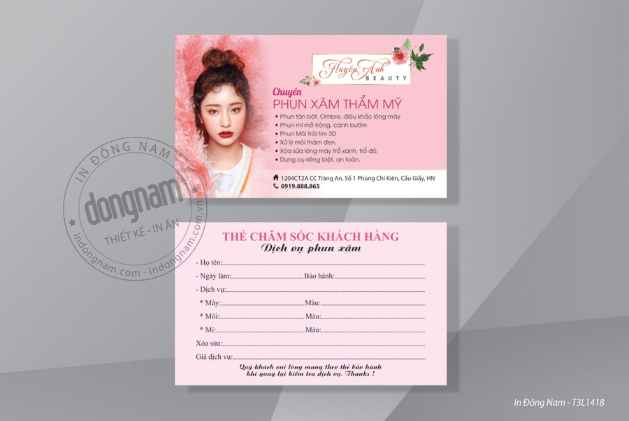 47+ Mẫu thẻ dịch vụ spa đẹp gồm thẻ liệu trình, tính điểm, thẻ hội viên