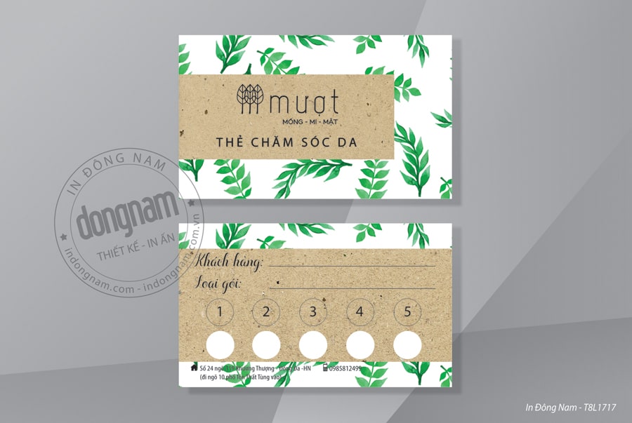 47+ Mẫu thẻ dịch vụ spa đẹp gồm thẻ liệu trình, tính điểm, thẻ hội viên