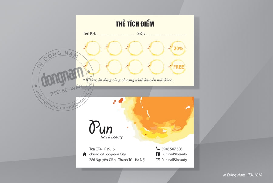 47+ Mẫu thẻ dịch vụ spa đẹp gồm thẻ liệu trình, tính điểm, thẻ hội viên