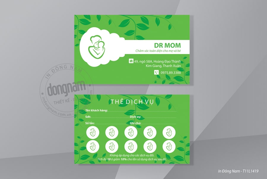 47+ Mẫu thẻ dịch vụ spa đẹp gồm thẻ liệu trình, tính điểm, thẻ hội viên