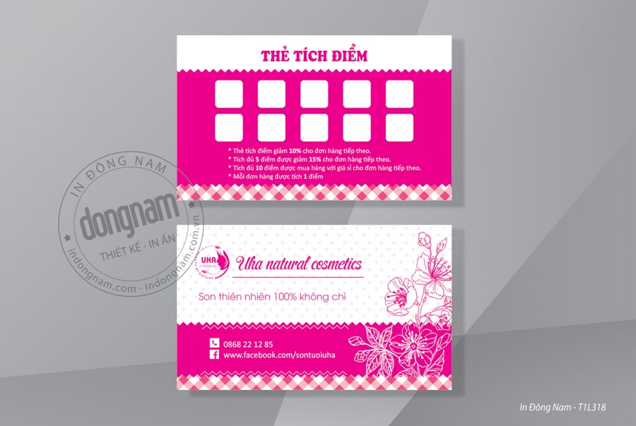 47+ Mẫu thẻ dịch vụ spa đẹp gồm thẻ liệu trình, tính điểm, thẻ hội viên