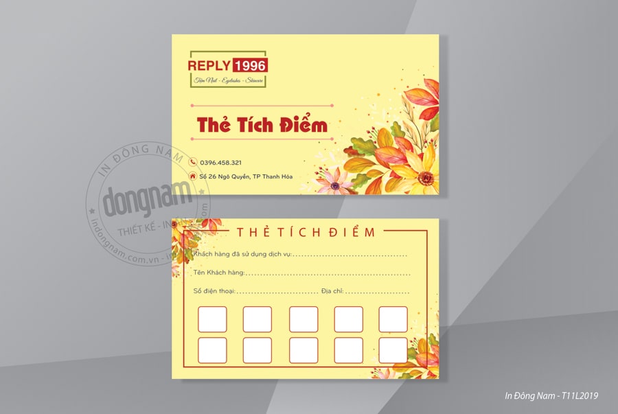 47+ Mẫu thẻ dịch vụ spa đẹp gồm thẻ liệu trình, tính điểm, thẻ hội viên