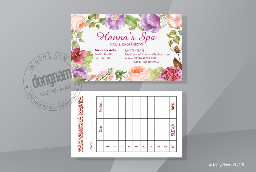 47+ Mẫu thẻ dịch vụ spa đẹp gồm thẻ liệu trình, tính điểm, thẻ hội viên