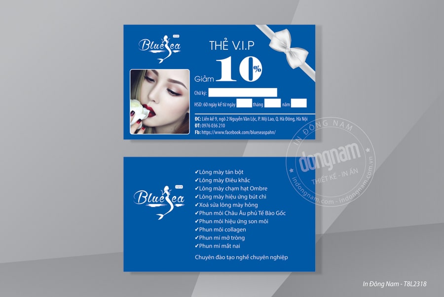 47+ Mẫu thẻ dịch vụ spa đẹp gồm thẻ liệu trình, tính điểm, thẻ hội viên