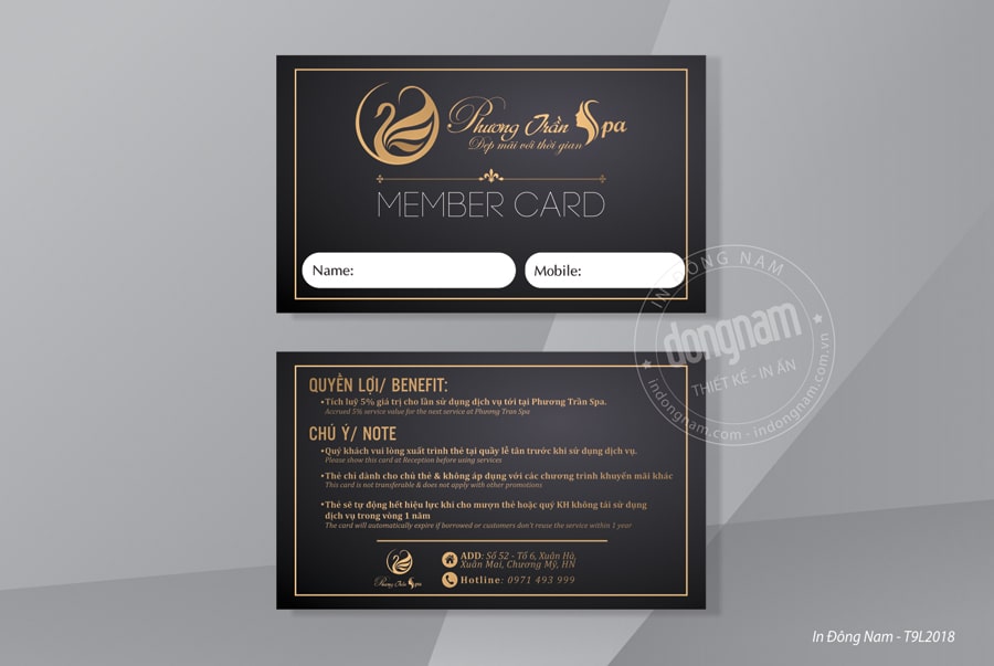 47+ Mẫu thẻ dịch vụ spa đẹp gồm thẻ liệu trình, tính điểm, thẻ hội viên