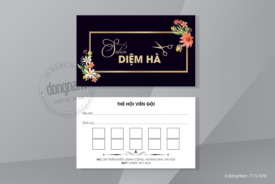 47+ Mẫu thẻ dịch vụ spa đẹp gồm thẻ liệu trình, tính điểm, thẻ hội viên