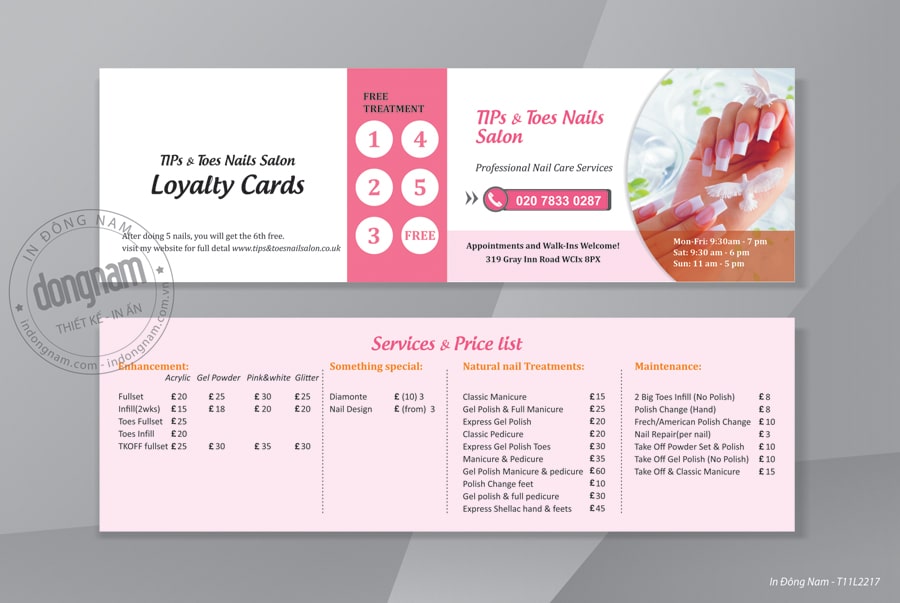 47+ Mẫu thẻ dịch vụ spa đẹp gồm thẻ liệu trình, tính điểm, thẻ hội viên