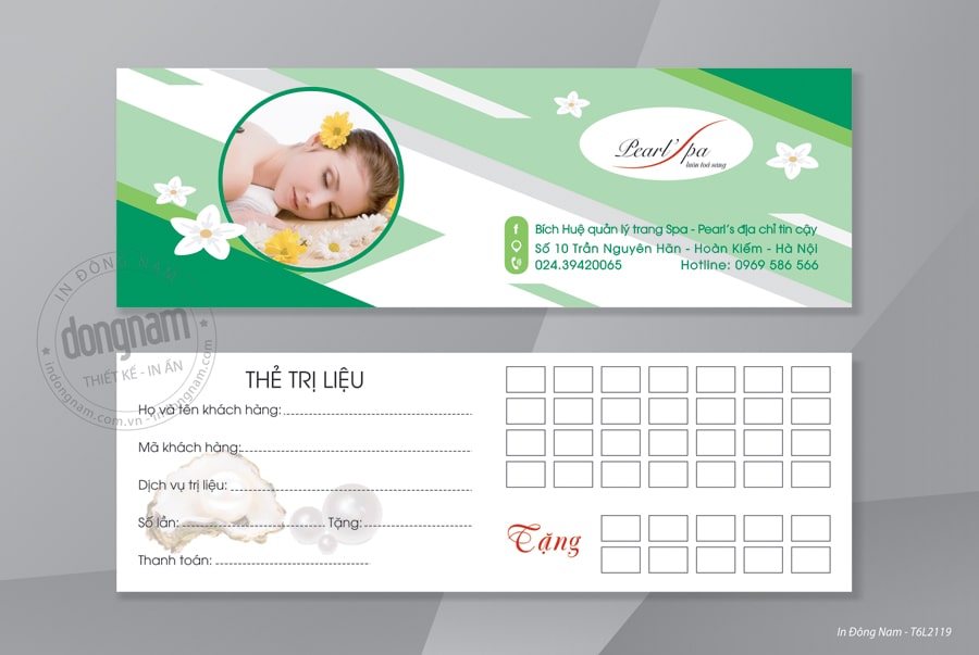 47+ Mẫu thẻ dịch vụ spa đẹp gồm thẻ liệu trình, tính điểm, thẻ hội viên