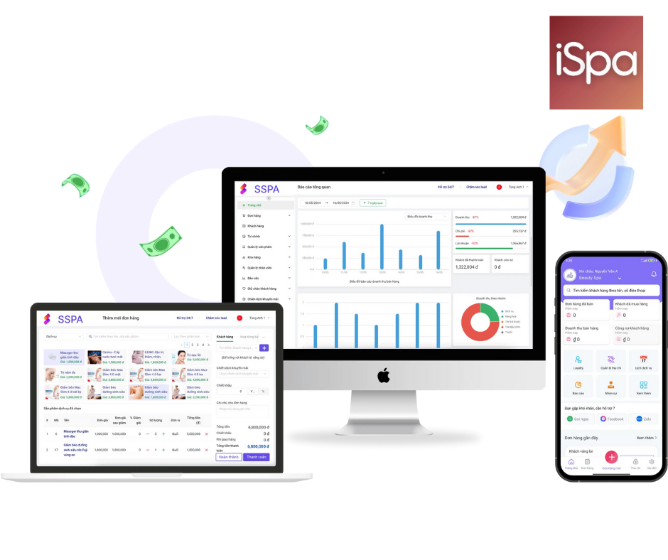 SSPA - phần mềm quản lý spa toàn diện