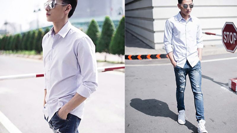 5 cách phối áo sơ mi nam đẹp cho cả tuần