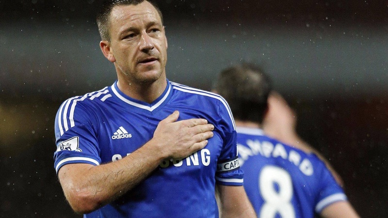 John Terry trong màu áo Chelsea